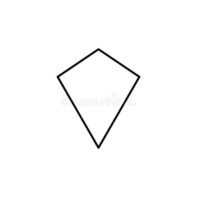 Geometric shapes, rhombus icon. Simple line, outline vector 3d figures icons for ui and ux, website or mobile application vector illustration