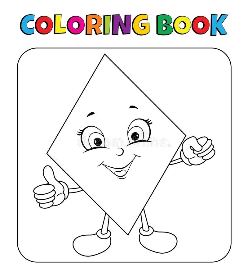 Coloring page Shapes Shapes