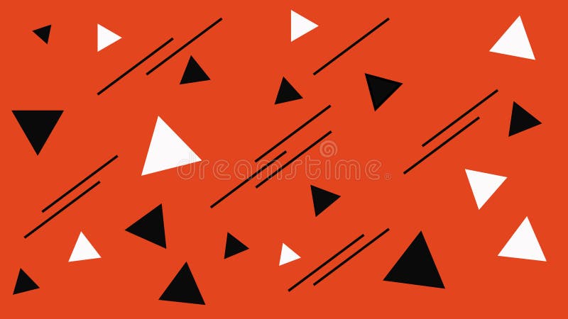 Phong cách hình học trừu tượng với tam giác đen trắng nổi bật dọc trên nền đỏ thập niên 90 sẽ khiến bạn cảm thấy đắm say trong thế giới của sự đơn giản và sáng tạo. Xem ảnh ngay để khám phá thêm.