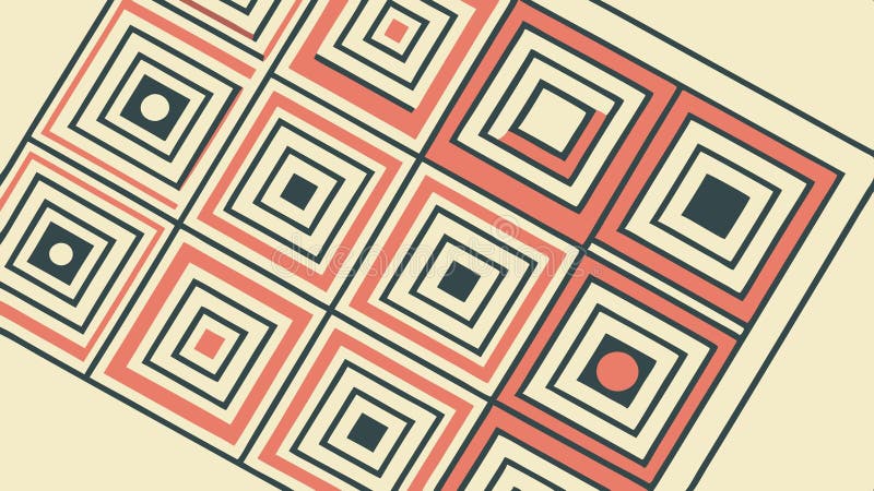 Geometric square pattern, abstract background and modern texture vector design Generative AI stock illustration