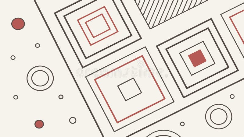 Geometric square pattern, abstract design, modern tile art vector design Generative AI royalty free illustration