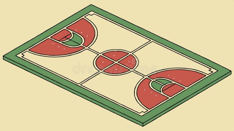 Geometric square pattern with circular intersecting shapes design vector design Generative AI stock illustration