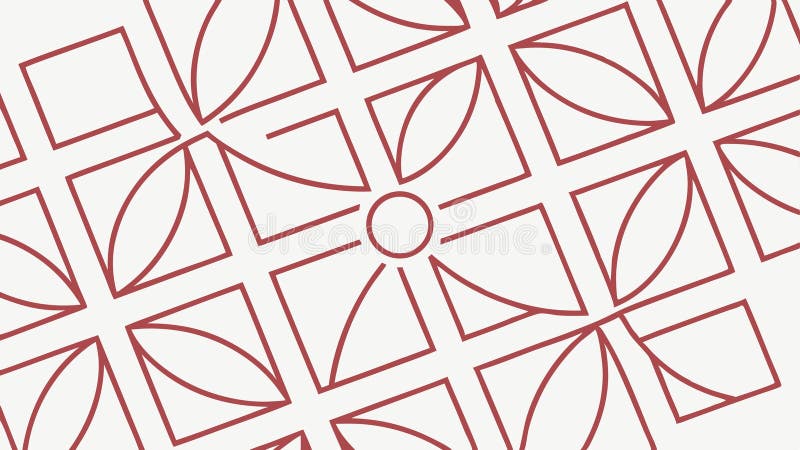 Geometric Square Pattern Decorative Design, vector design Generative AI vector illustration
