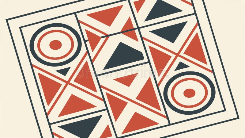 Geometric square pattern, modern structured background, vector design Generative AI vector illustration