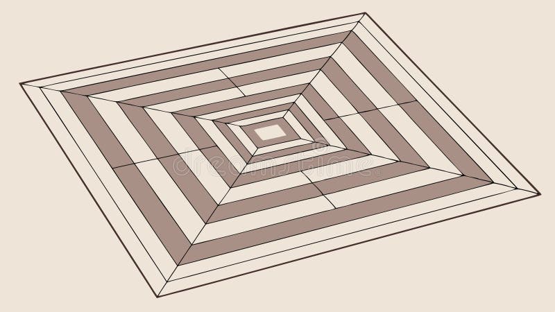 Geometric Square Pattern Vector Design, vector design Generative AI vector illustration