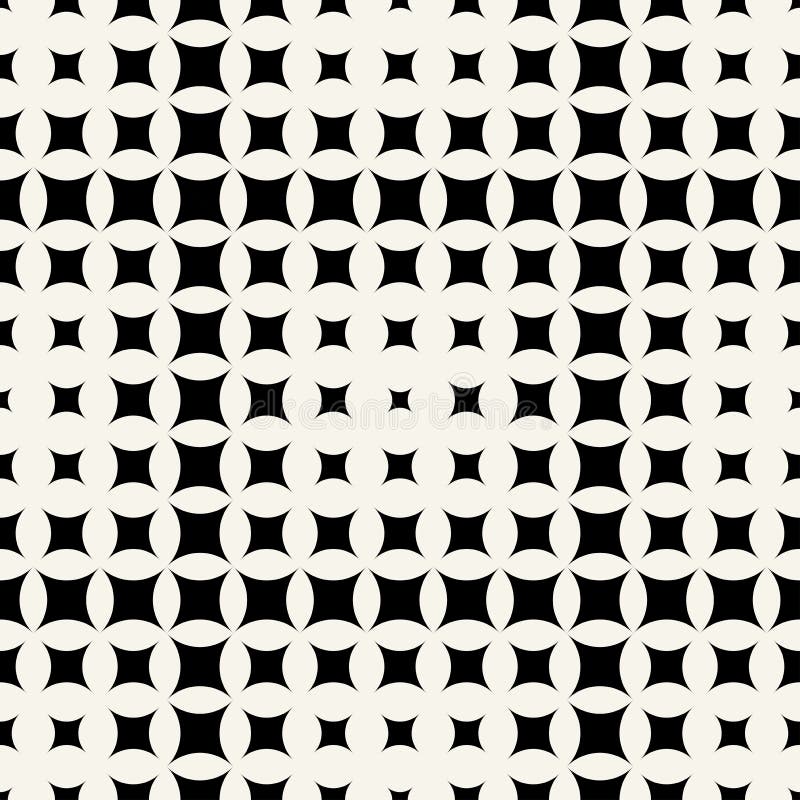 Geometric square stars grid decorative art pattern background stock illustration