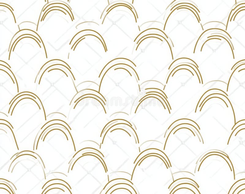 Geometric vintage style texture combined with a modern art deco pattern on a seamless abstract background stock photo