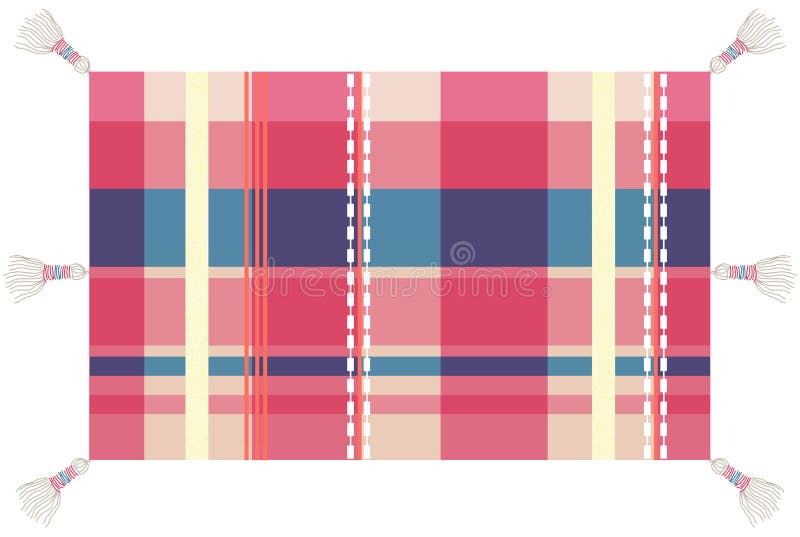 Geometric Woven design pattern with high quality texture vector illustration