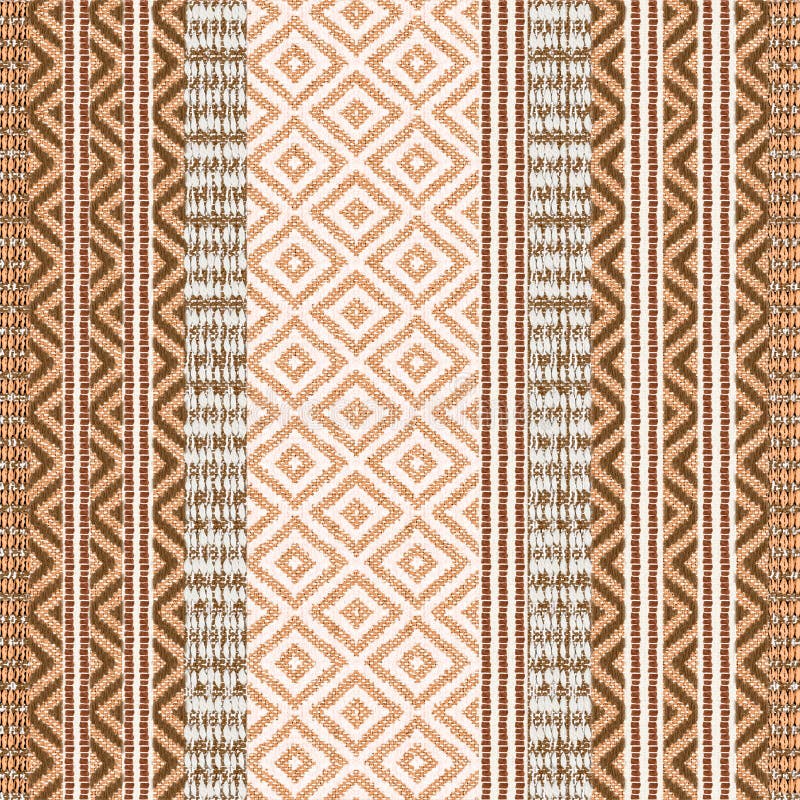 Geometric Woven design pattern with high quality texture royalty free illustration