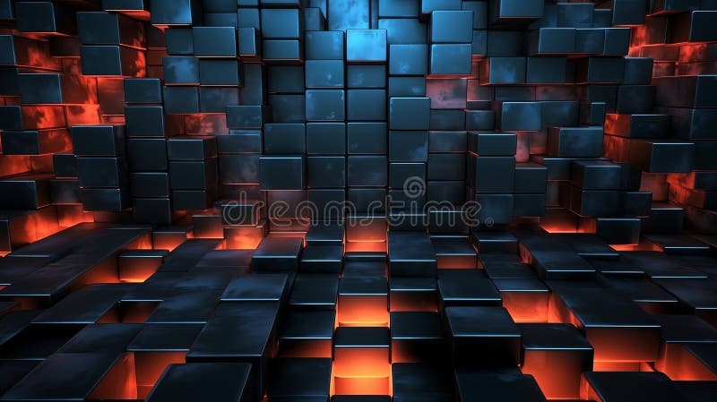 Geometrically correct science fiction background vector illustration
