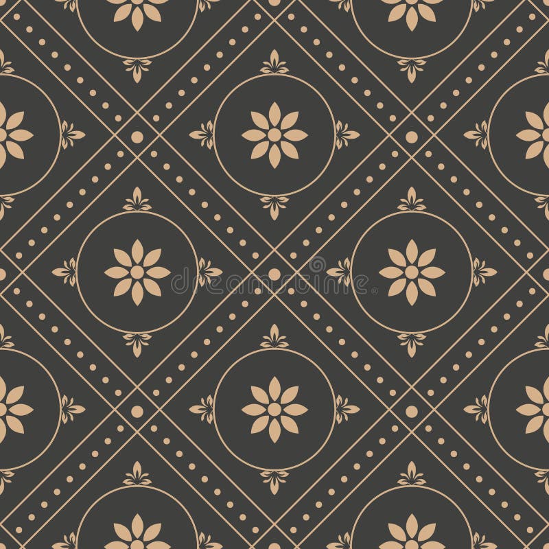 Geometrie de fundal cu model retro fără sudură, verificare geometrie transversală a liniei cu linie cu cadru transversal. design e stock illustration