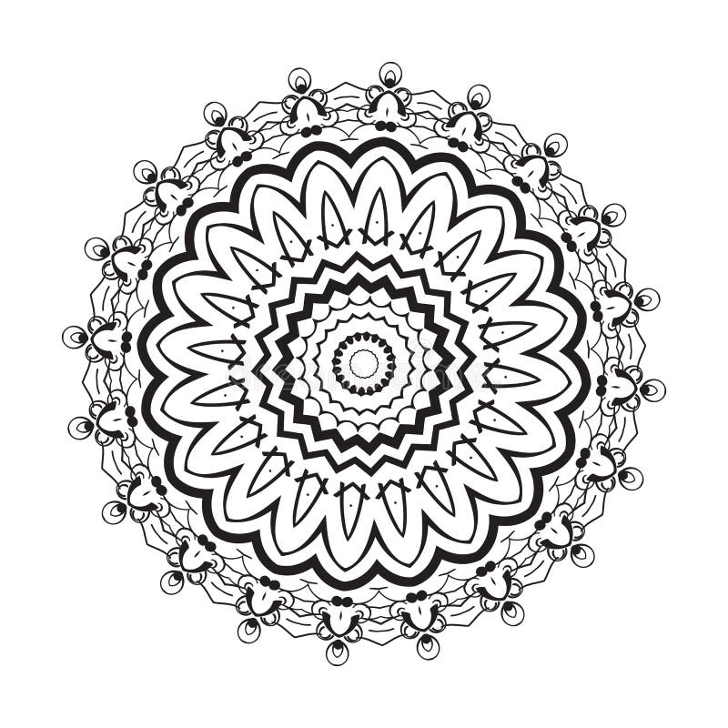 Geometrisch cirkelelement Mandala voor de kaarten, de achtergrond en de plaatsen van de decoratievakantie Caleidoscoop, medaillon royalty-vrije illustratie Geometrisch cirkelelement Mandala voor de kaarten, de achtergrond en de plaatsen van de decoratievakantie Caleidoscoop, medaillon royalty-vrije illustratie