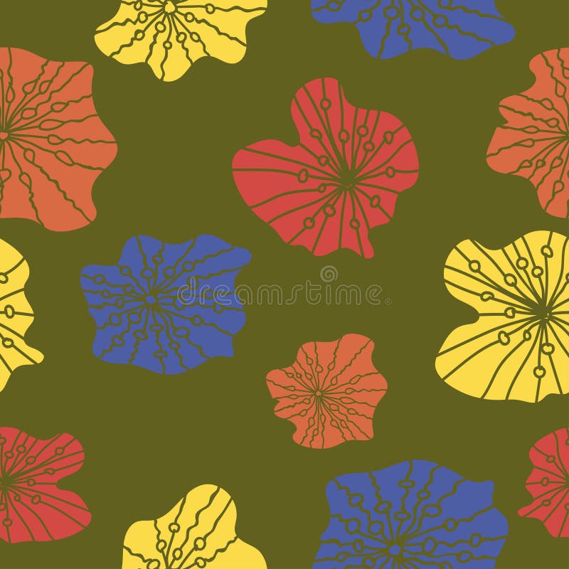 Geometrische cijfers van blauwe gele en rode kleuren royalty-vrije illustratie Geometrische cijfers van blauwe gele en rode kleuren royalty-vrije illustratie