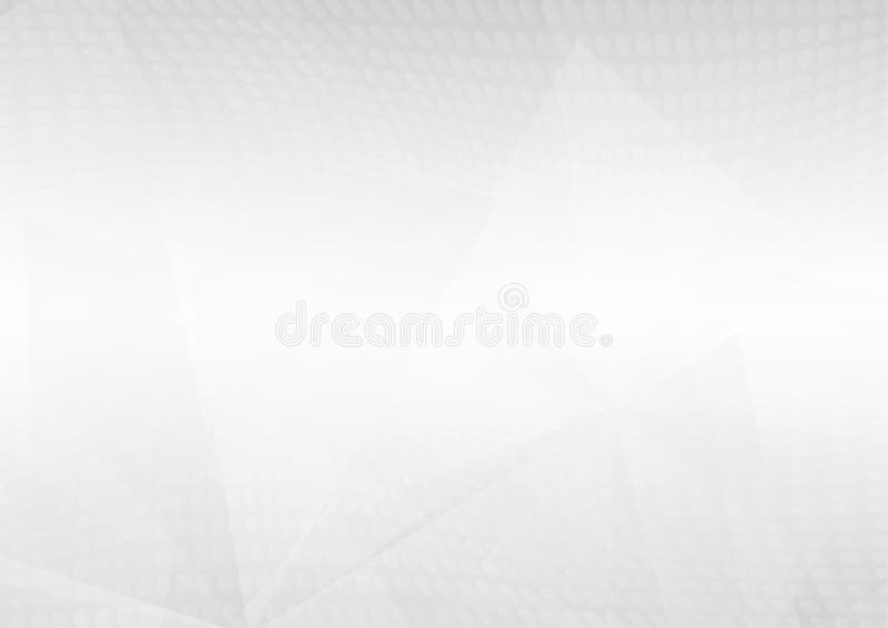 Geometrische Formen der abstrakten weißen Perspektive überschneiden auf grauem Steigungshintergrund stock abbildung Geometrische Formen der abstrakten weißen Perspektive überschneiden auf grauem Steigungshintergrund stock abbildung