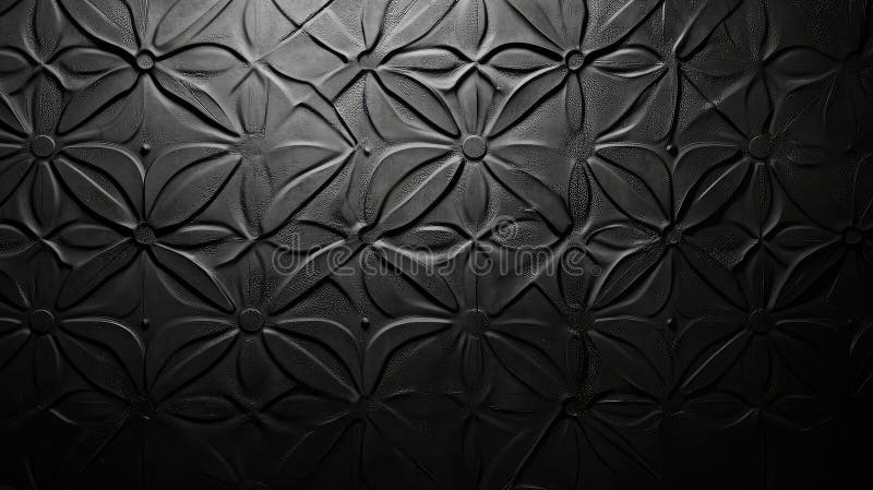 Geometrische matte schwarze Textur stock abbildung