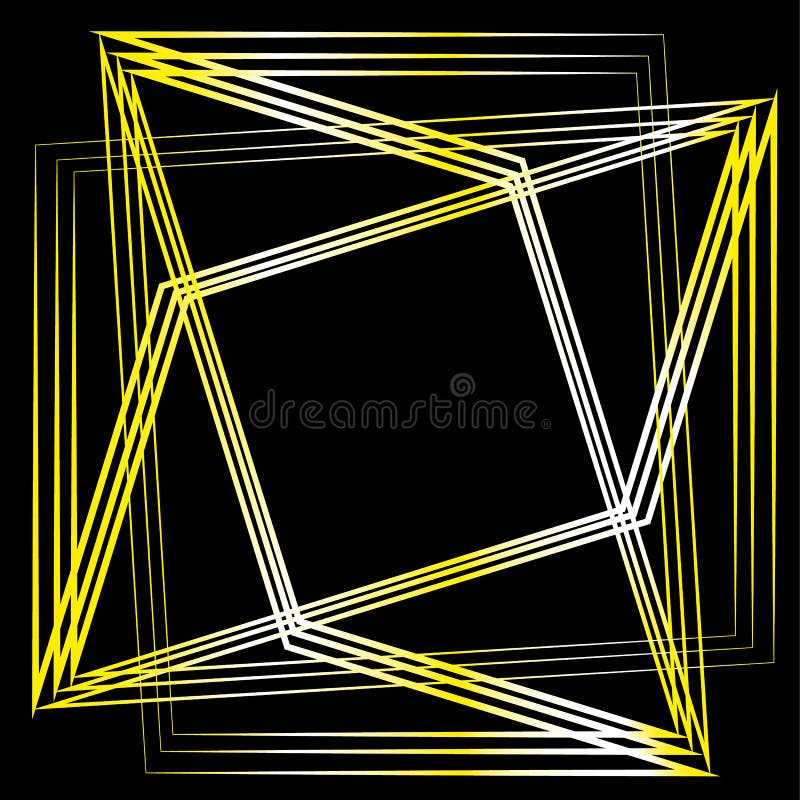 Geometrisches Muster-Icon Stern Astrologie Set Pentagramm stock abbildung