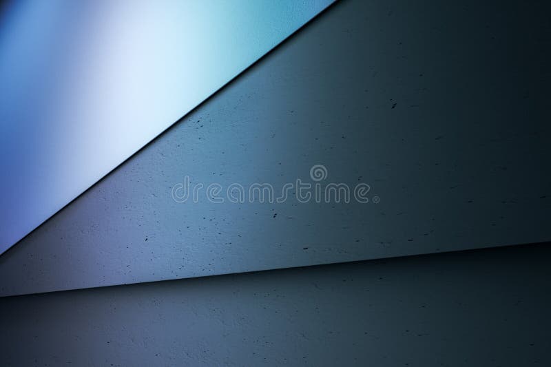 Geometrische Struktur des kreativen Gefälles. Landing Page Concept 3d Rendering stock abbildung
