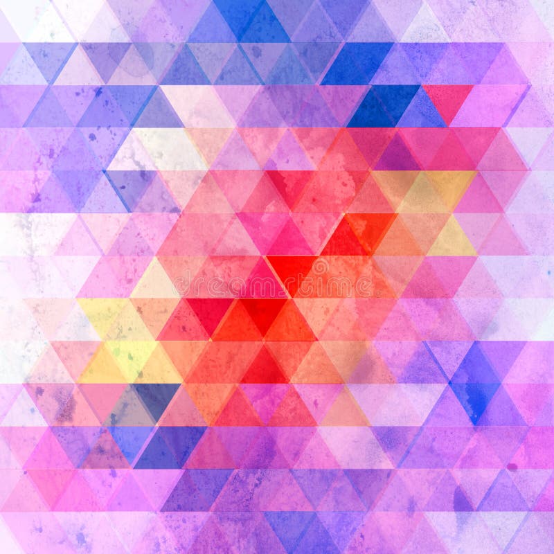 Geometrischer Hintergrund der Aquarellfarbzusammenfassung vektor abbildung Geometrischer Hintergrund der Aquarellfarbzusammenfassung vektor abbildung