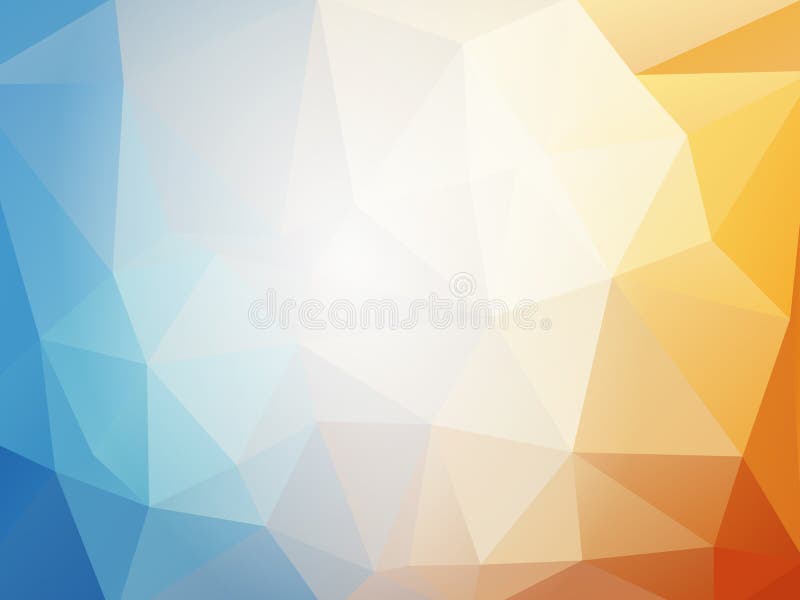 Geometrischer Mosaikhintergrund des orange blauen Sommers