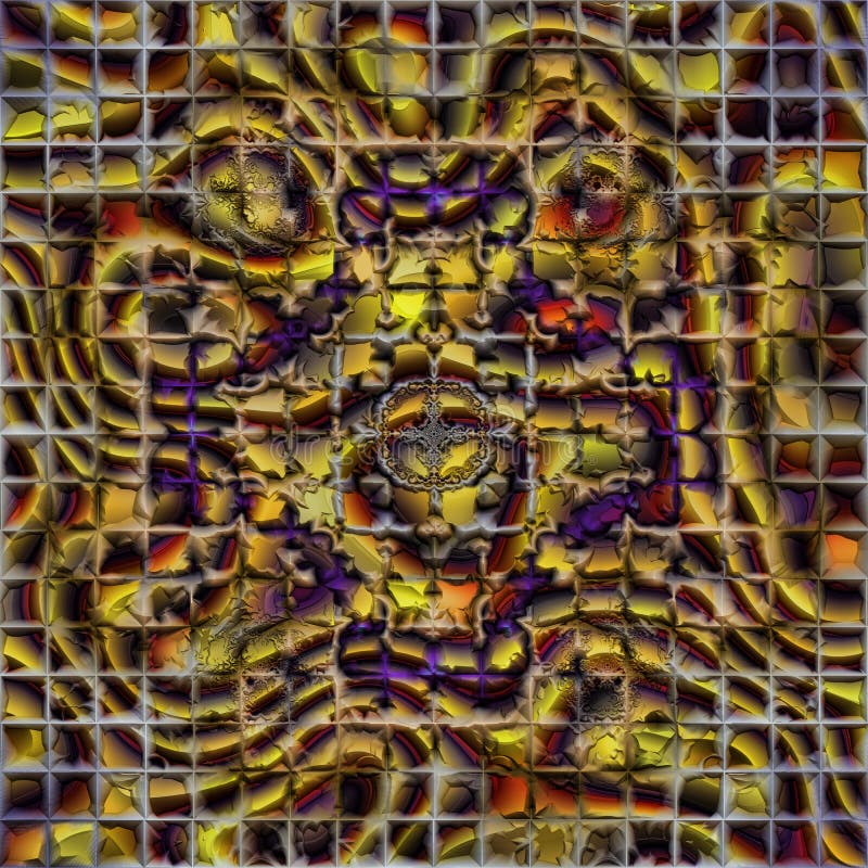 Geometrisches 3D-Maschenmuster vektor abbildung