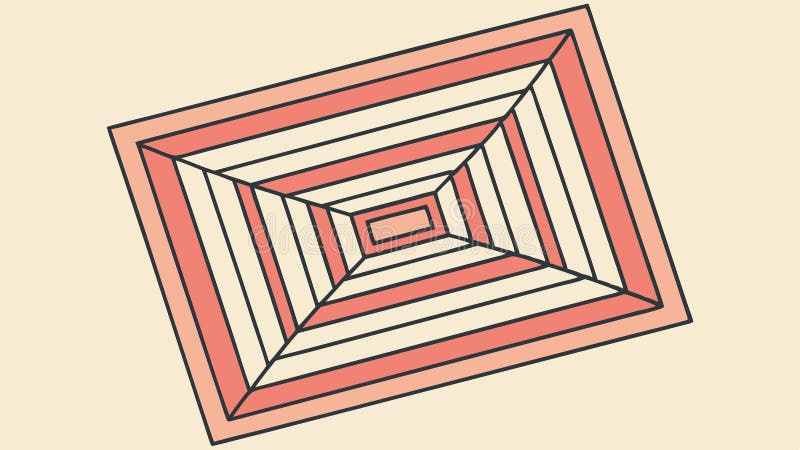 Geometrisches Muster Abstraktes Design Element Vektordesign Generative AI stock abbildung