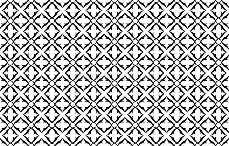 Geometrisches Musterdesign für künstlerisches Appeal in Schwarz/Weiß gestreift lizenzfreie abbildung