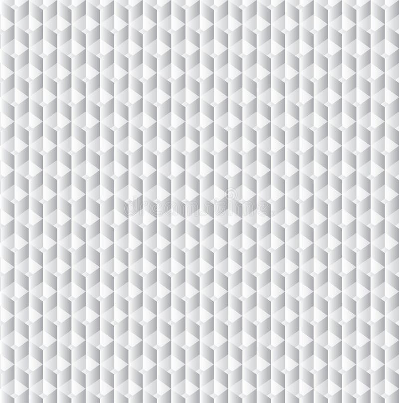Geometrisches Würfelmuster des Vektors, graues nahtloses vektor abbildung Geometrisches Würfelmuster des Vektors, graues nahtloses vektor abbildung
