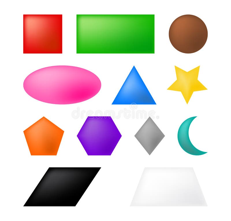 Geometrisk design för symbol för formvektorsymbol vektor illustrationer