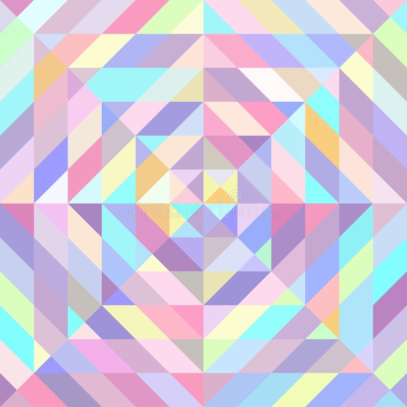 Geometrisk färgad palettbakgrund. Kaleidoscope multicolor mor till pärltextur. Vector wallpaper stock illustrationer