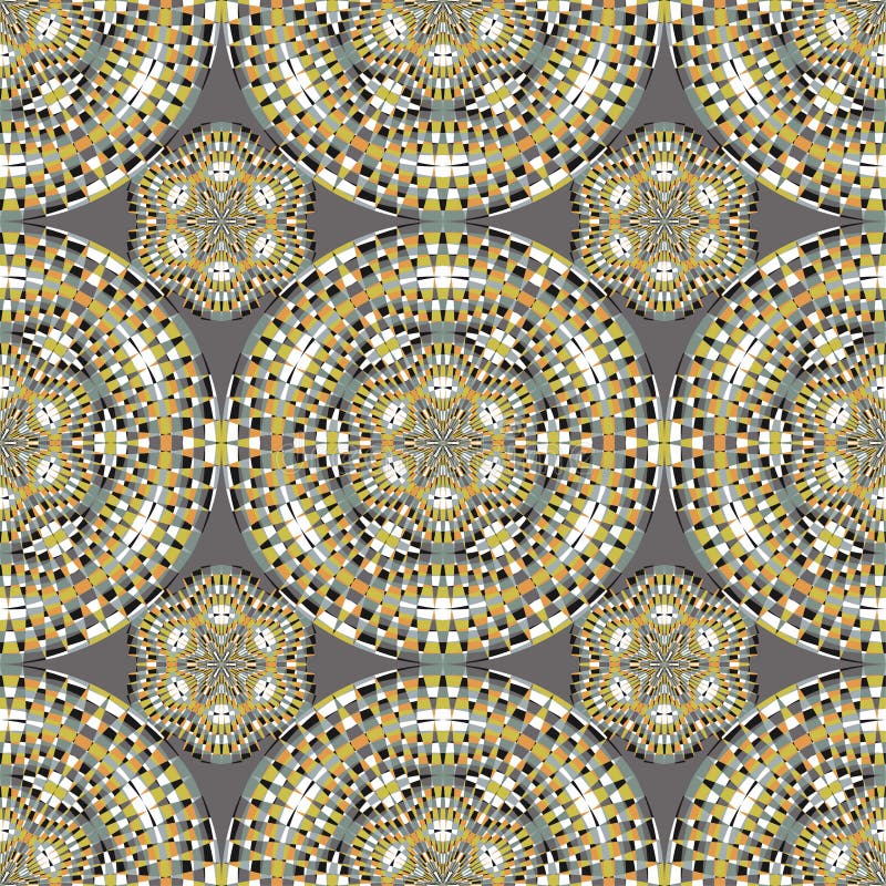 Geometrisk sömlös modell, blom- textur för modern design vektor illustrationer Geometrisk sömlös modell, blom- textur för modern design vektor illustrationer