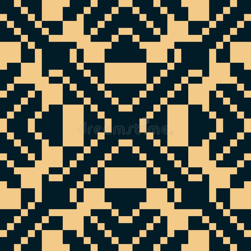 Geometrisk traditionell folk prydnad f?r vektor black seamless yellow f?r modellen royaltyfri illustrationer Geometrisk traditionell folk prydnad f?r vektor black seamless yellow f?r modellen royaltyfri illustrationer
