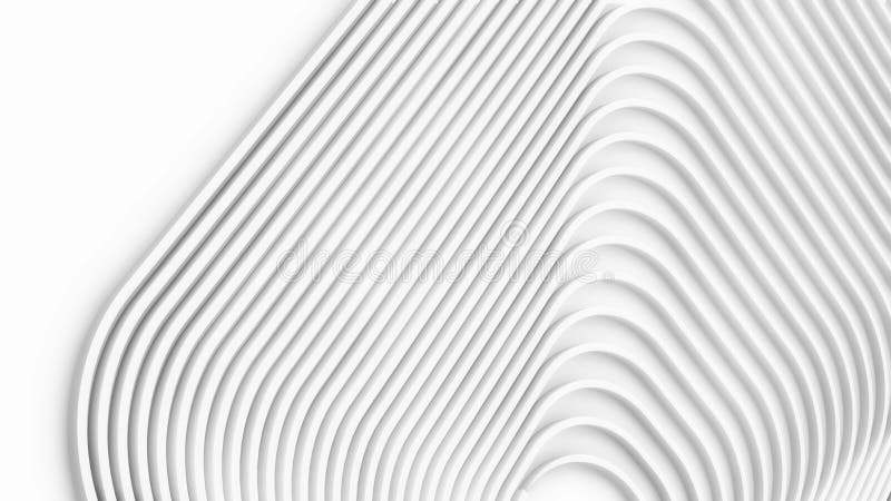 Geometriska arkitektoniska väggdesignbeståndsdelar, 3D vektor illustrationer