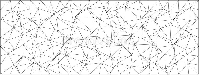 Geometriskt kaosmönster med komplicerade abstrakta linjer för moderna designprojekt vektor illustrationer