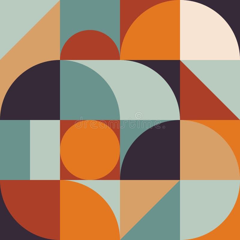 Abstract Geometry Pattern Graphic 12 royalty free illustration