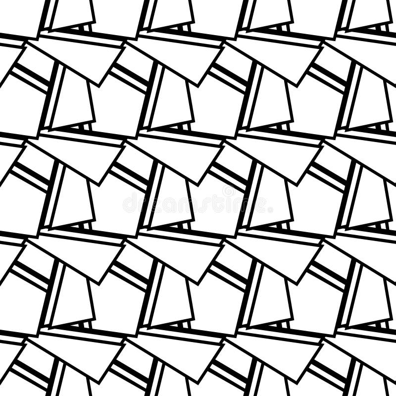 Geometryc linear ornament. Perfect for textile projects. Seamless vector pattern background. vector illustration