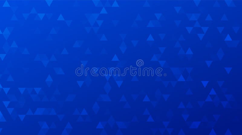 Geometryczne niebieskie abstrakcyjne trójkąty tła. niebieskie trójkąty nowoczesna cyfrowa konstrukcja minimalna futurystyka techno royalty ilustracja