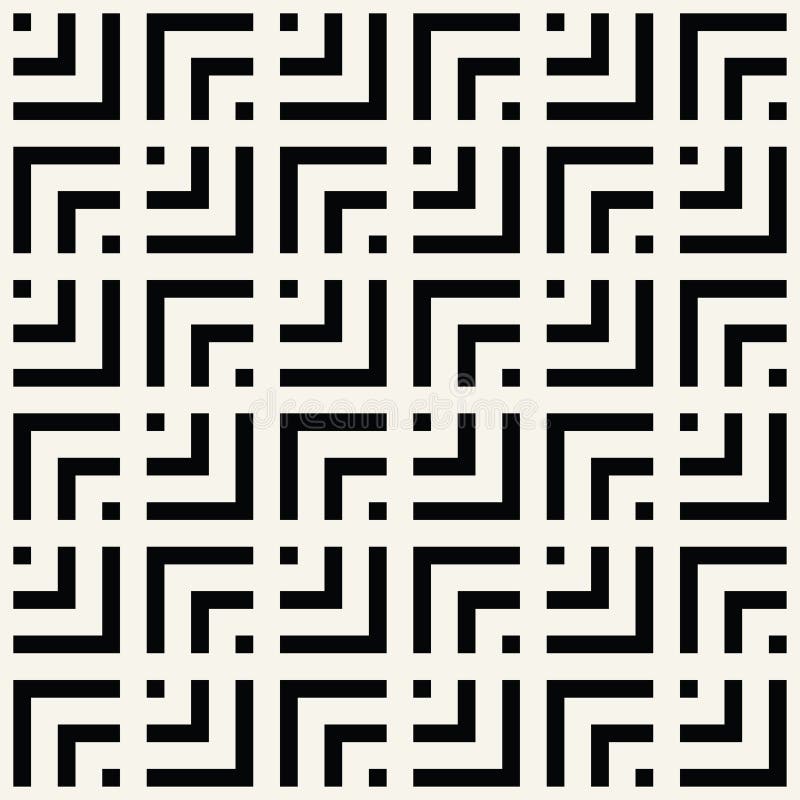 Geometrycznego boho druku wektoru minimalny graficzny wzór royalty ilustracja
