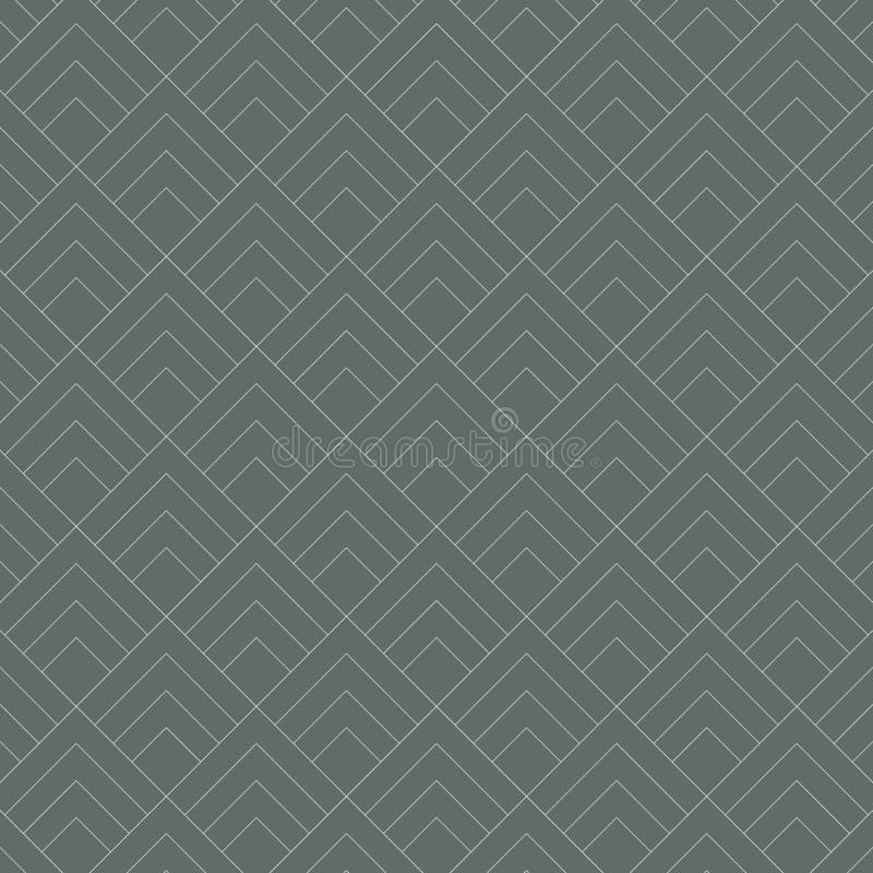 Geometrycznej diament płytki wektoru minimalny graficzny wzór na ciemnozielonym tle wzór jest czysty i sprawnie wyrównuje wręczać ilustracji