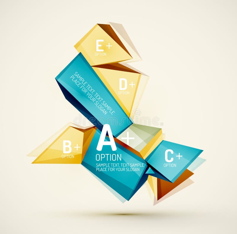 Geometryczni kształty z próbka tekstem Abstrakt ilustracja wektor Geometryczni kształty z próbka tekstem Abstrakt ilustracja wektor