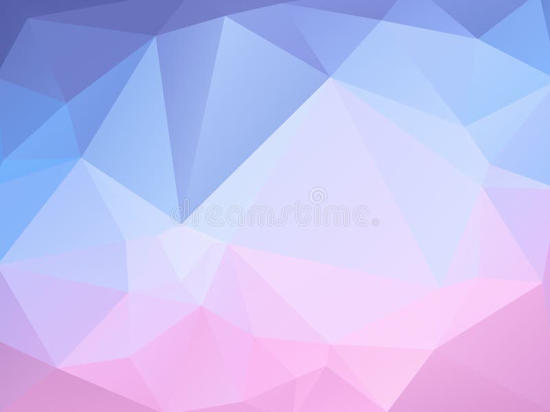 Geometryczny pastelowych menchii błękita tło ilustracji