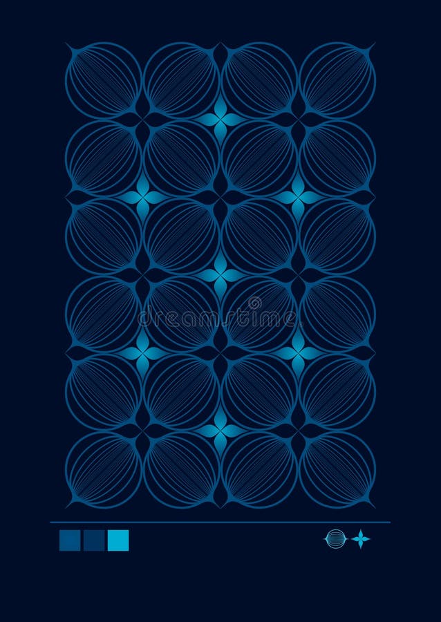 Geometryczny tło okrąg ilustracja wektor