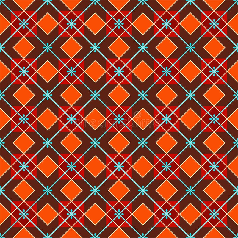 Geometryczny tło robić kwadraty czerwonobrunatni, bezszwowy, royalty ilustracja Geometryczny tło robić kwadraty czerwonobrunatni, bezszwowy, royalty ilustracja
