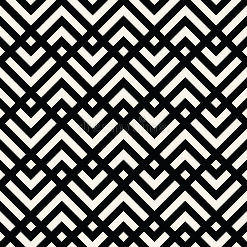Geometryczny wzorzec wektora grafiki boho minimum royalty ilustracja