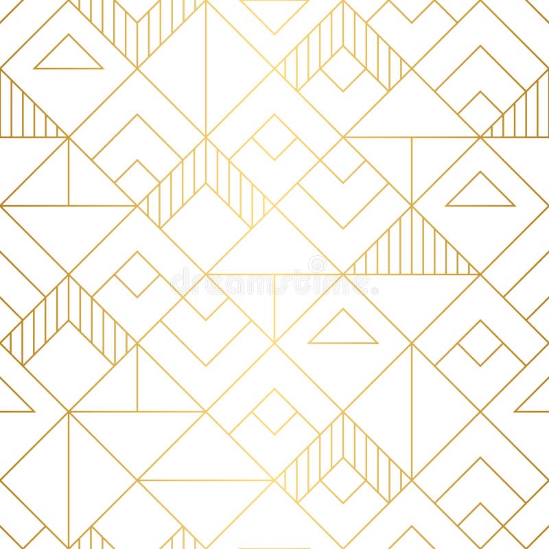 Geometrycznych kwadratów bezszwowy wzór z mnimalistic złocistym projektem obraz royalty free Geometrycznych kwadratów bezszwowy wzór z mnimalistic złocistym projektem obraz royalty free