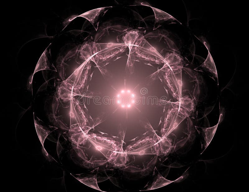 Geometría de la serie del espacio Contexto visualmente atractivo hecho de curvas conceptuales de las rejillas y de elementos del ilustración del vector