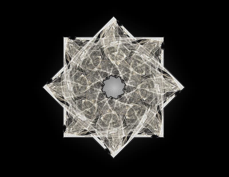 Geometría de la serie del espacio Contexto visualmente atractivo hecho de curvas conceptuales de las rejillas y de elementos del stock de ilustración