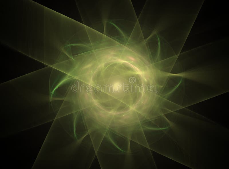 Geometría de la serie Space Fondo visual de cuadrículas conceptuales, curvas y elementos fractales adecuados como elemento ilustración del vector