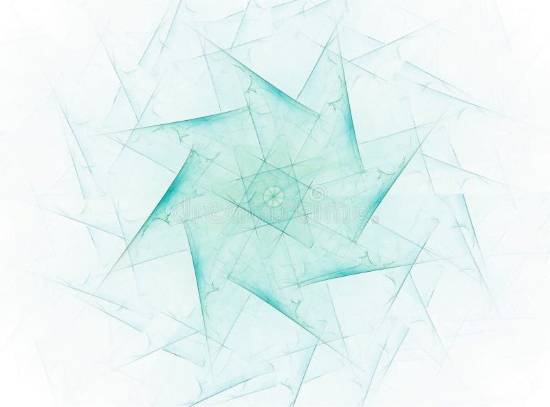 Geometría de la serie Space Fondo visual de cuadrículas conceptuales, curvas y elementos fractales adecuados como elemento stock de ilustración