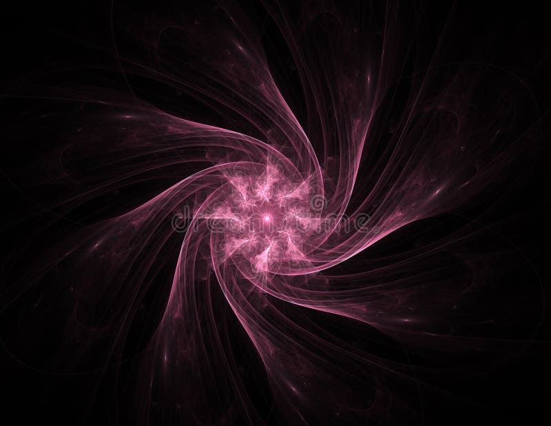 Geometría de la serie Space Fondo visual de cuadrículas conceptuales, curvas y elementos fractales adecuados como elemento ilustración del vector