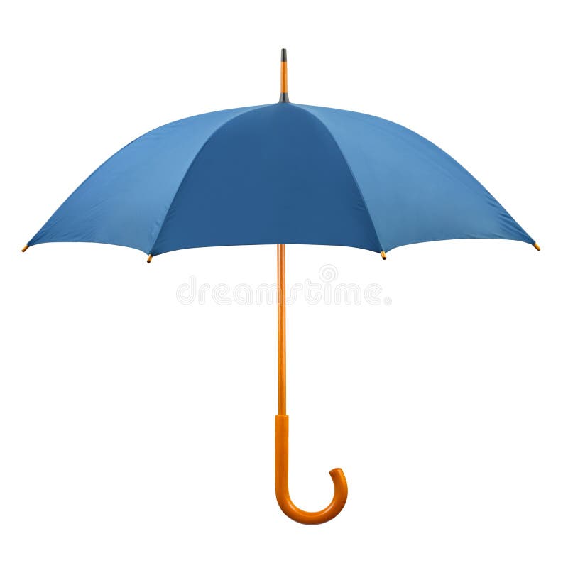 Opened umbrella isolated on white background. Opened umbrella isolated on white background